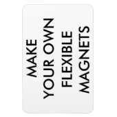 Benutzerdefinierter Personalisierter großer flexib Magnet (Vertikal)