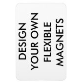Benutzerdefinierter Personalisierter großer flexib Magnet (Vertikal)