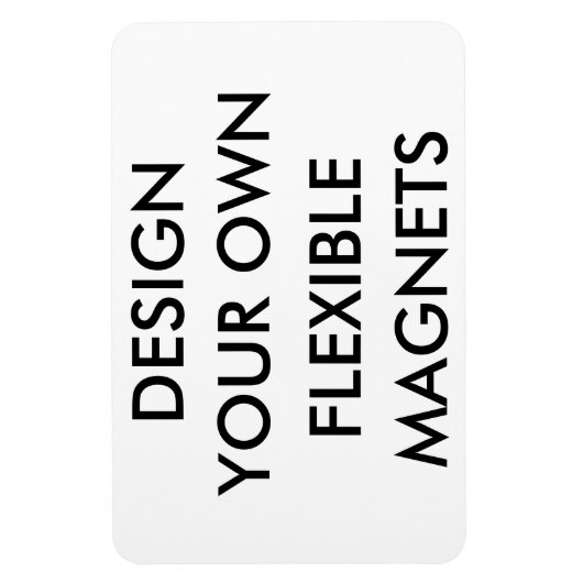 Benutzerdefinierter Personalisierter großer flexib Magnet (Vertikal)