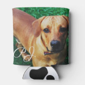 Benutzerdefinierter Personalisierter Hund Foto Stu Dosenkühler (Rückseite)