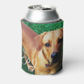 Benutzerdefinierter Personalisierter Hund Foto Stu Dosenkühler (Kanne Rückseite)