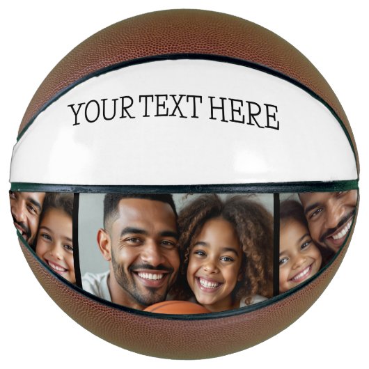 Benutzerdefinierter Personalisierter Instagramm-Fo Basketball (Vorderseite)