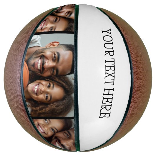 Benutzerdefinierter Personalisierter Instagramm-Fo Basketball (Vertikal)