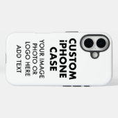 Benutzerdefinierter Personalisierter iPhone 16-TOU Case-Mate iPhone Hülle (Rückseite (Horizontal))