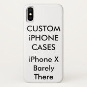 Benutzerdefinierter Personalisierter iPhone X selt Case-Mate iPhone Hülle (Rückseite)
