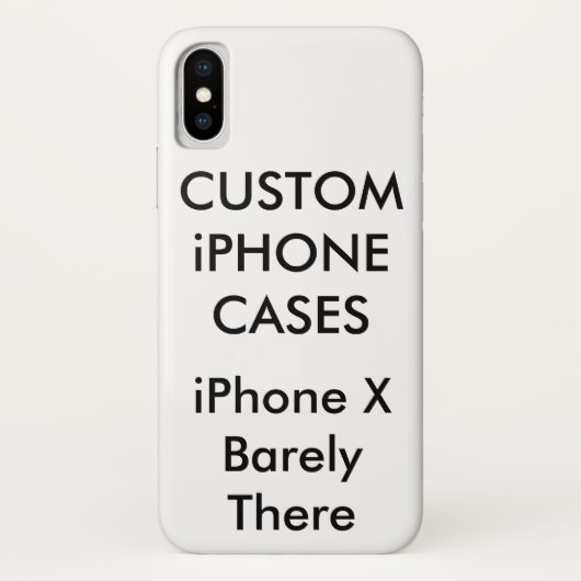 Benutzerdefinierter Personalisierter iPhone X selt Case-Mate iPhone Hülle (Rückseite)