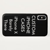 Benutzerdefinierter Personalisierter iPhone X selt Case-Mate iPhone Hülle (Rückseite (Horizontal))