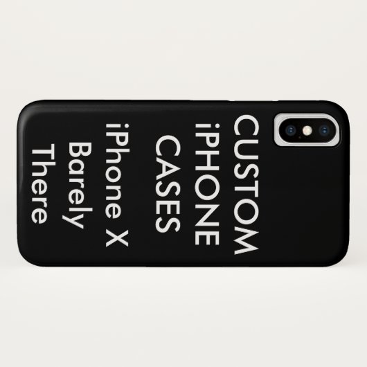 Benutzerdefinierter Personalisierter iPhone X selt Case-Mate iPhone Hülle (Rückseite (Horizontal))