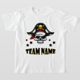 Benutzerdefinierter Personalisierter Kids-Pirate T-Shirt