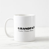 Benutzerdefinierter personalisierter Kindername Op Kaffeetasse (Links)