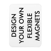 Benutzerdefinierter Personalisierter kleiner flexi Magnet (Vertikal)