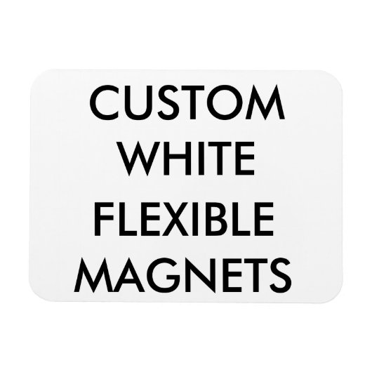 Benutzerdefinierter Personalisierter kleiner flexi Magnet (Horizontal)