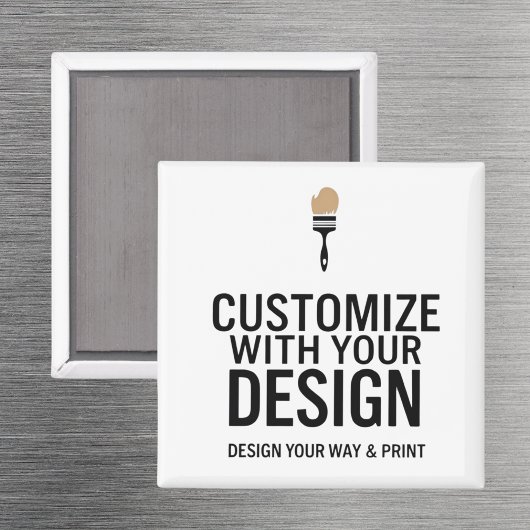 Benutzerdefinierter personalisierter leerer Firmen Magnet