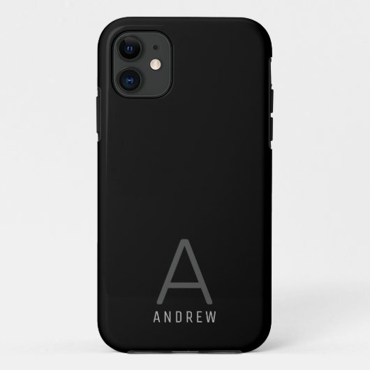 Benutzerdefinierter Personalisierter Monogramm Ein Case-Mate iPhone Hülle (Rückseite)