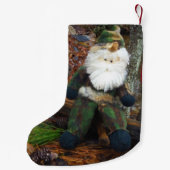 Benutzerdefinierter Personalisierter Name Camoufla Kleiner Weihnachtsstrumpf (Rückseite)