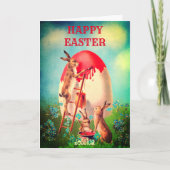 Benutzerdefinierter Personalisierter Name EASTER G Karte (Vorderseite)