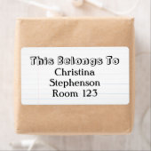 Benutzerdefinierter Personalisierter Name Großes B (Insitu)