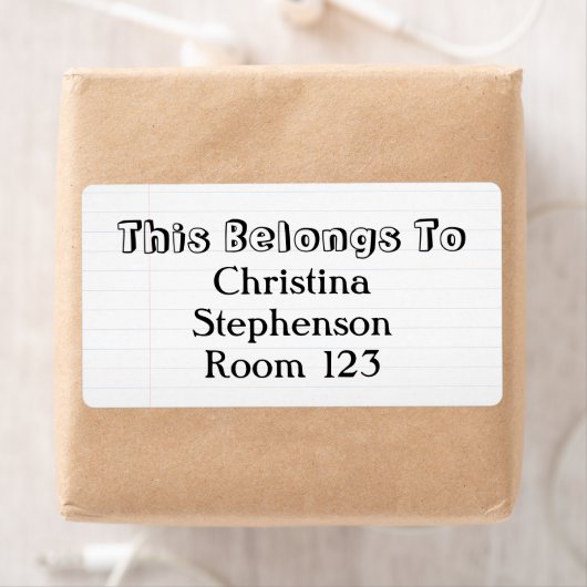 Benutzerdefinierter Personalisierter Name Großes B (Insitu)