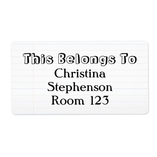 Benutzerdefinierter Personalisierter Name Großes B (Vorne)