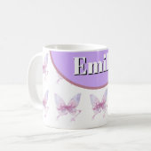 benutzerdefinierter & personalisierter Name mit Sc Kaffeetasse (Vorderseite Links)