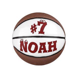 Benutzerdefinierter personalisierter Name und Numm Mini Basketball