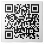 Benutzerdefinierter Personalisierter QR-Code Fliese<br><div class="desc">Maßgeschneiderter Corporate Business QR Code Personalisiert Template Zuhause Décor / Zuhause Accents / Decorative Tiles Large Keramik Tile.</div>