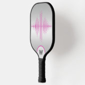 Benutzerdefinierter Personalisierter Sound Waves S Pickleball Schläger (Links)