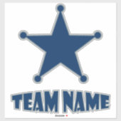 Benutzerdefinierter Personalisierter Star Aufkleber (Blatt)