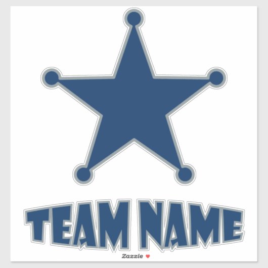 Benutzerdefinierter Personalisierter Star Aufkleber (Blatt)