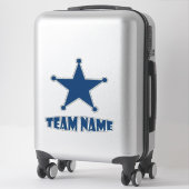 Benutzerdefinierter Personalisierter Star Aufkleber (Koffer)