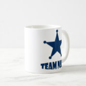 Benutzerdefinierter Personalisierter Star Kaffeetasse (VorderseiteRechts)