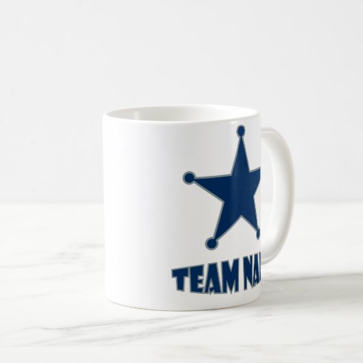 Benutzerdefinierter Personalisierter Star Kaffeetasse (VorderseiteRechts)