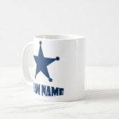 Benutzerdefinierter Personalisierter Star Kaffeetasse (Vorderseite Links)