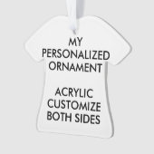 Benutzerdefinierter Personalisierter T - SHIRT ACR Ornament (Vorderseite)