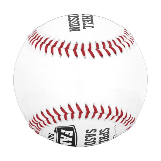 Benutzerdefinierter Personalisierter Teamlüfter Baseball (Rückseite)