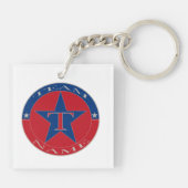 Benutzerdefinierter Personalisierter Teamname Schlüsselanhänger (Rückseite)