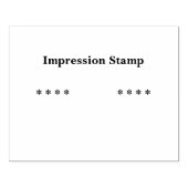 Benutzerdefinierter Personalisierter Text der Brie Gummistempel (Prägung)