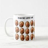 Benutzerdefinierter Personalisierter Text mit Bild Kaffeetasse (Links)