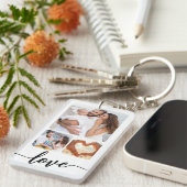 Benutzerdefinierter Personalisierter Vierer-Fotoco Schlüsselanhänger (Vorderseite rechts)