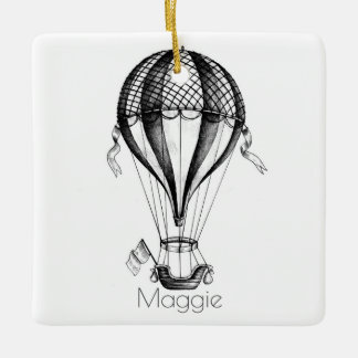 Benutzerdefinierter personalisierter Vintage-Heißl Keramikornament