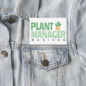 Benutzerdefinierter Pflanze-Manager Name Cactus Pf Button (Insitu)
