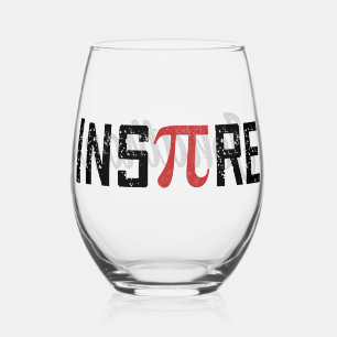 Benutzerdefinierter Pi-Tag Inspiriert   Happy Pi d Weinglas Ohne Stiel