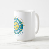 Benutzerdefinierter Pickleball-Becher | Dink Smash Kaffeetasse (VorderseiteRechts)