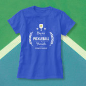 Benutzerdefinierter Pickleball Club Stadtname hinz T-Shirt