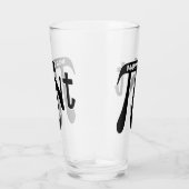 Benutzerdefinierter Pint Pi Glas (Rechts)