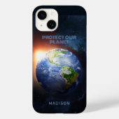 Benutzerdefinierter Planet Erde Case-Mate iPhone Hülle (Rückseite)
