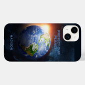 Benutzerdefinierter Planet Erde Case-Mate iPhone Hülle (Rückseite (Horizontal))