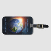 Benutzerdefinierter Planet Erde Gepäckanhänger (Vorderseite (Horizontal))