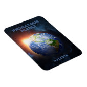 Benutzerdefinierter Planet Erde Magnet (Rechte Seite)