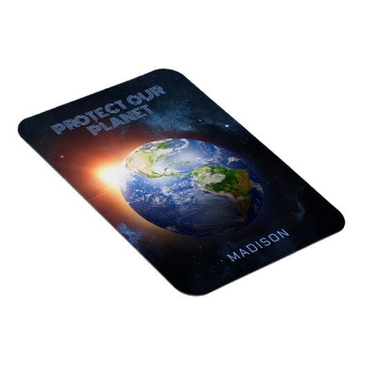 Benutzerdefinierter Planet Erde Magnet (Rechte Seite)